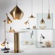 Lampara Tom Dixon Fat Brass Beat Dorado Industrial Restaurante Hotel Bar