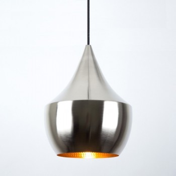 Lampara Tom Dixon Beat Silver Fat Plateada Decoracion Minimalista Moderna