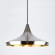 Lampara Tom Dixon Beat Silver Wide Plateada Decoracion Minimalista Moderna
