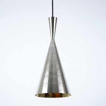 Lampara Tom Dixon Beat Silver Tall Plateada Decoracion Minimalista Moderna