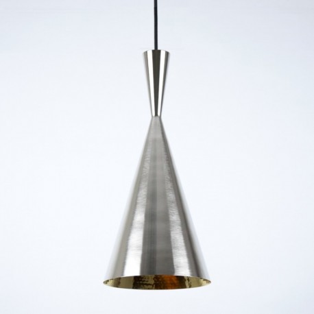 Lampara Tom Dixon Beat Silver Tall Plateada Decoracion Minimalista Moderna