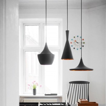 Candelabro Industrial 3 Lamparas Vintage Black Beat Tom Dixon
