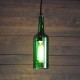 Lámpara Botella Esmeralda