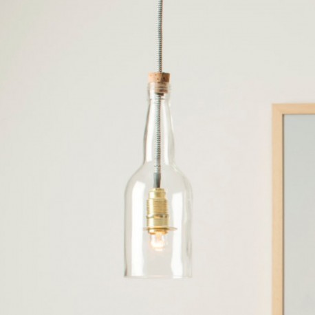 Lámpara Botella Cristal Decoración Interiores Arquitectura Diseño Estilo