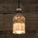 Lámpara Botella Tequila Espolón Reciclada Hecha a Mano Bar Barra Retro