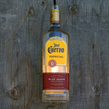 Lámpara Botella Tequila Jose Cuervo Especial Reciclada Hecha a Mano