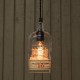 Lámpara Botella Whiskey Bulleit Bourbon Iluminación Decoración Estilo