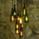 Candelabro Vintage Lampara Industrial 10 Botellas De Vino Edison