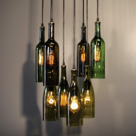 Candelabro Botella 8 Focos