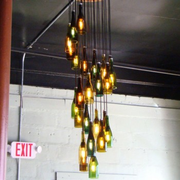 Candelabro Botellas 25 Focos