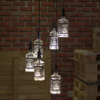 Candelabro Botellas 6 Jack Daniels