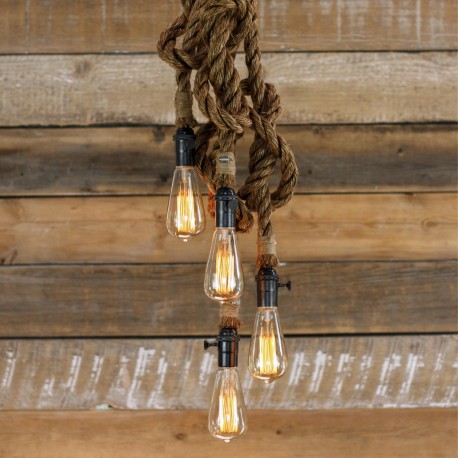 Candelabro Cuerda 4 Nudos