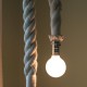 Candelabro Cuerda Crema