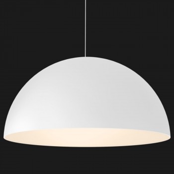 Lámpara Colgante Domo 50 Cms Blanco Minimalista Nórdico Vintage Moderno