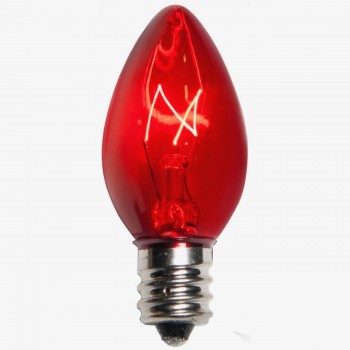 Foco Rojo Vela Antique Fiestas Patrias Temática Mexicana C9 E12 7W