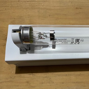 Lámpara Ultravioleta Germicida Desinfección UVC G30T8 30W Osram Puritec