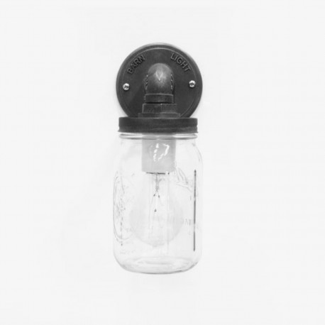 Lampara Vintage Industrial Mason Jar Edison Retro