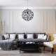 Lámpara Colgante Industrial Techo Tom Dixon Etch Web Black 60 Cms