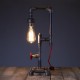 Lámpara Vintage Industrial Buro Escritorio Llave Roja Edison