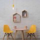 Lámpara Silicón Suave Colgante Decoración Infantil Cafetería Amarillo