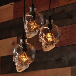 Candelabro Botellas Crystal Head