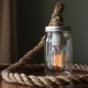 Mason Jar Cuerda Boca Ancha