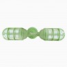 Bunker Sconce 2 Focos Menta