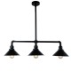 Candelabro 3 Lamparas Vintage Industrial Edison Classic Shade
