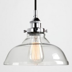 Lámpara Cristal Antique Plata