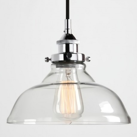 Lámpara Cristal Antique Plata