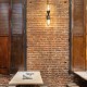 Lámpara Vintage Industrial Bunker Sconce Doble Decoración Edison Negro