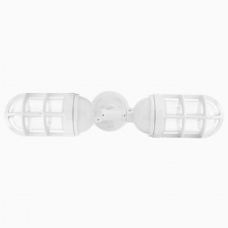 Bunker Sconce 2 Focos Blanco