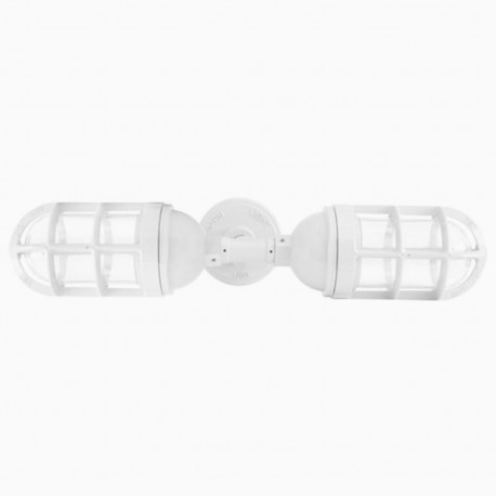 Bunker Sconce 2 Focos Blanco
