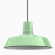 Lámpara Vintage Industrial Colgante Edison Retro Warehouse 30 Cms Menta