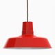 Lámpara Vintage Industrial Colgante Edison Retro Warehouse 30 Cms Rojo