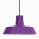 Lámpara Vintage Industrial Warehouse Techo 30 Cms Morado Violeta Purpura
