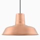Lámpara Vintage Industrial Colgante Edison Warehouse 30 Cms Cobre Oro Rosa