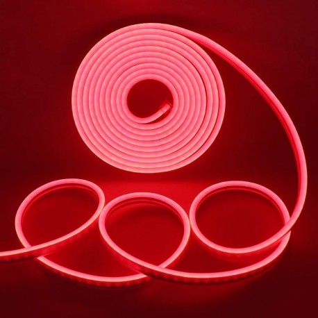 Neón 5 Mts Manguera Rojo