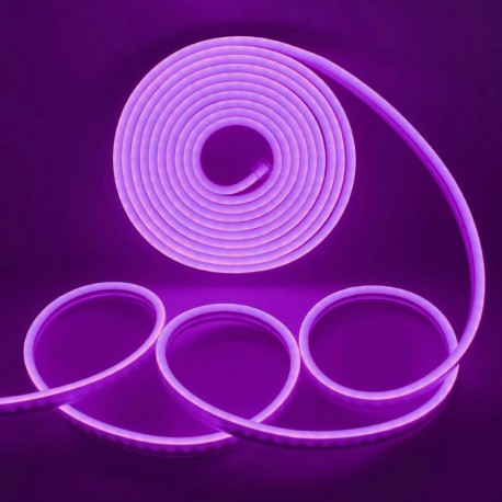 Neón 5 Mts Manguera Morado