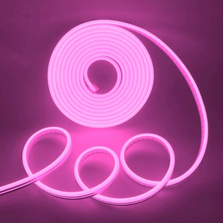 Neón 5 Mts Manguera Rosa