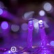 Serie 50 Luces Morado Blanco