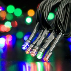 Series 100 Luces Multicolor Verde
