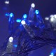 Series 140 Luces Azul Blanco