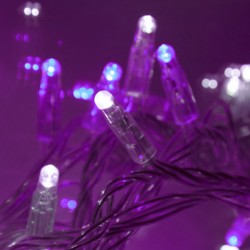 Series 140 Luces Morado Blanco