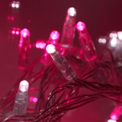 Series 140 Luces Rosa Blanco