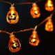 Luces Calabazas Pequeñas Led Naranja Halloween Octubre Otoño Decoración