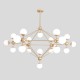Candelabro 21 Esferas Dorado