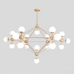 Candelabro 21 Esferas Dorado