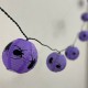 Serie Linterna Arañas 3.2 Mts Luces Halloween Morado Purpura Decoracion