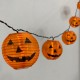 Serie Linterna Calabazas 3.2 Mts Luces Halloween Naranja Otoño Decoracion